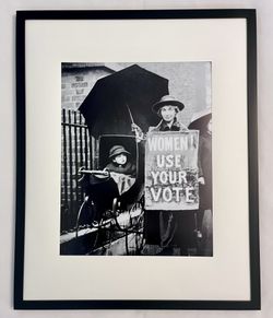 Vintage Suffrage Framed Print 