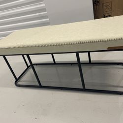 45” BRAND NEW Long Leather Bedroom Bench 