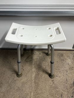 Shower chair adjustable bathtub