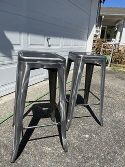 Metal Stools X2 
