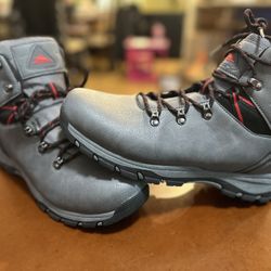 High Sierra size 12 boots grey. New never used