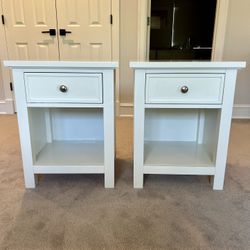 Two Pottery Barn Kids Nightstand 