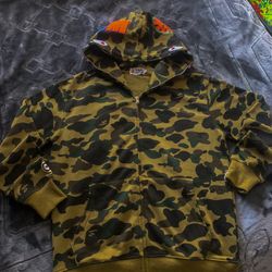 Green Bape Camo Full-ZipUp