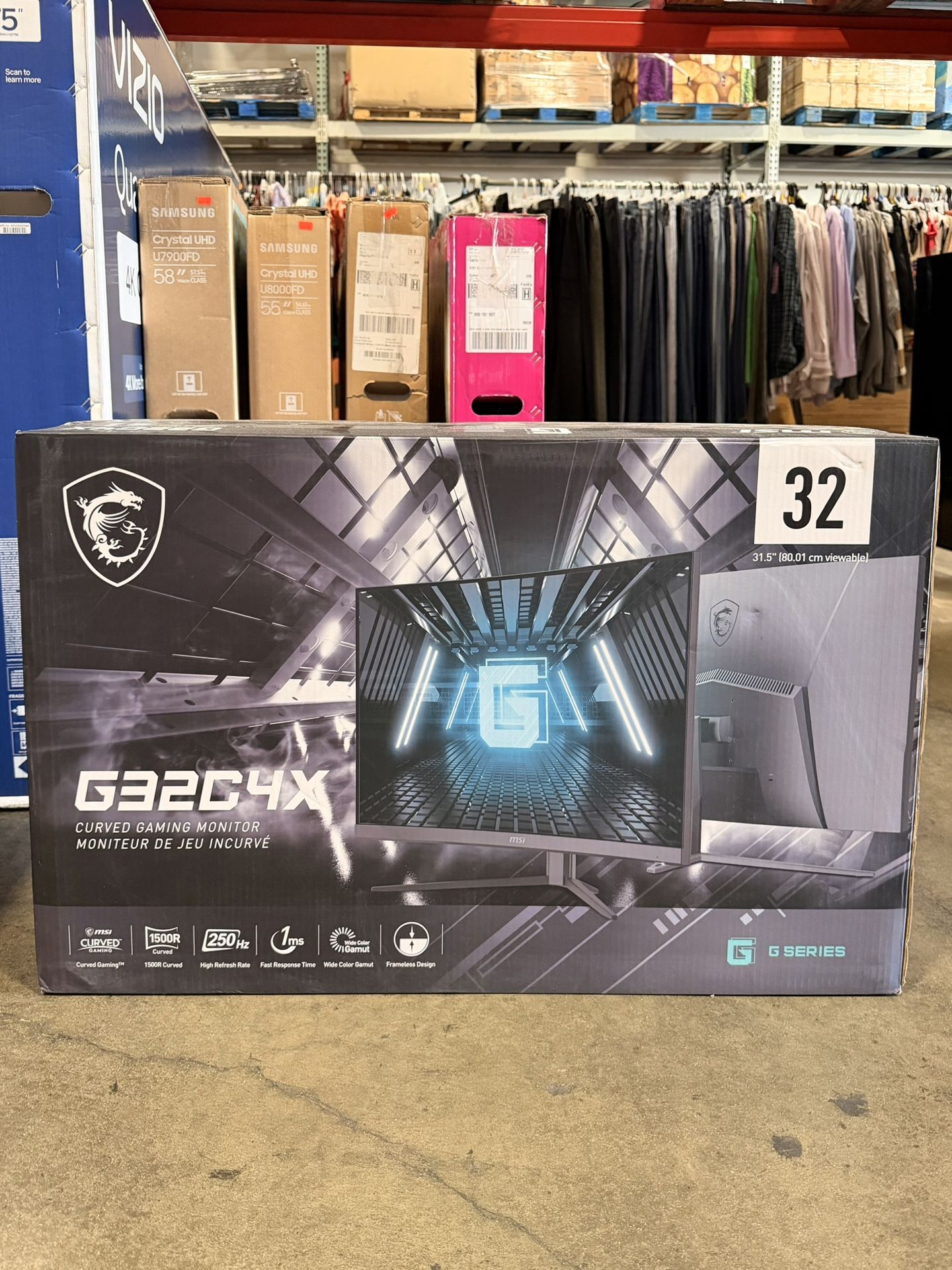 MSI G32C4X Curving Gaming 32” Monitor Brand New In Box 