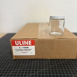 Uline 8oz Glass Jar 🫙