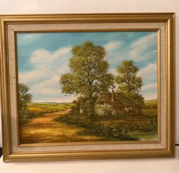 Vintage C. Farrell Scenic Oil Painting