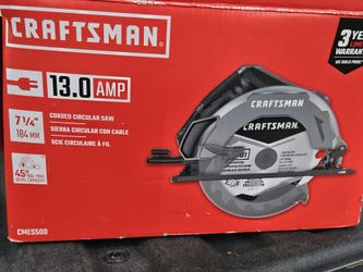 new craftsman circular saw with one blade
