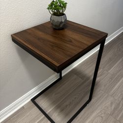 C-Shaped End Table