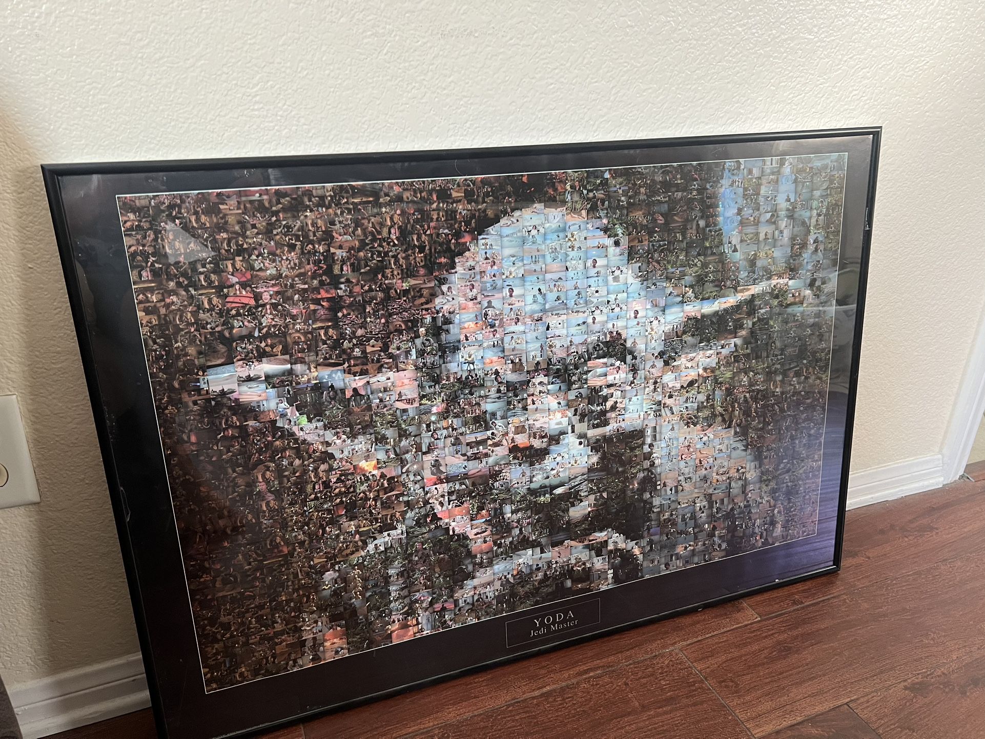 Framed Yoda Picture Star Wars