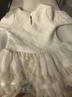 Beautiful white dress with tules