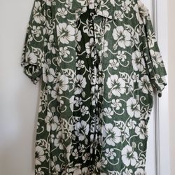 Go Barefoot Hawaiian Shirt XXL 100% Cotton