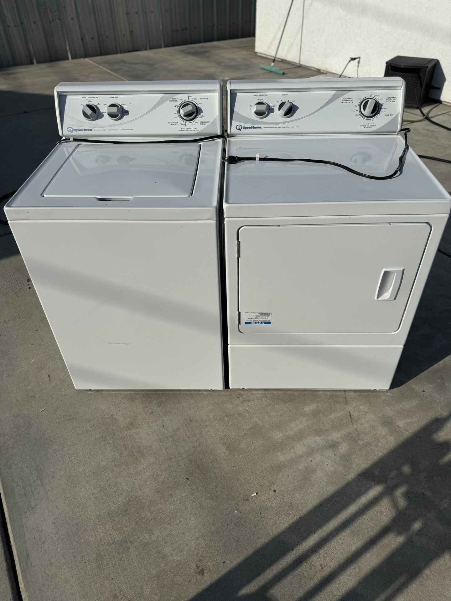 Speed Queen Washer & Gas Dryer Set 100% Working Free Local For Delivery