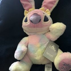 Disney 2020 Lilo & Stitch Easter Bunny Plush 