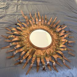 Metal Art Mirror 3’ Wide Mirror Part 11” Wide