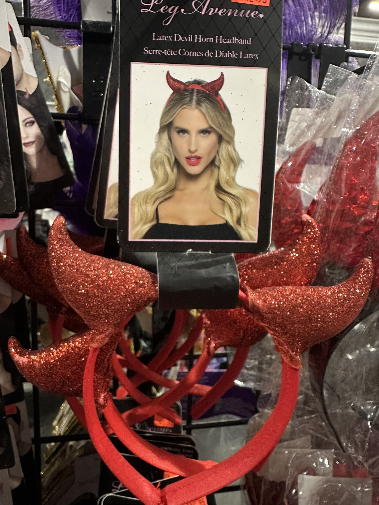 Latex Devil Horn Headband