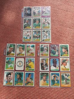 Oakland A's Cards