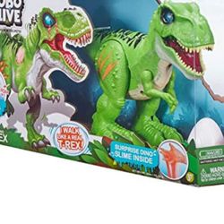 Robo Alive T-Rex Includes Sound/ Slime Brand New 