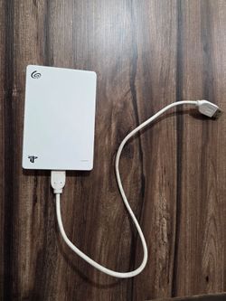 Seagate Portable External Hard Drive White