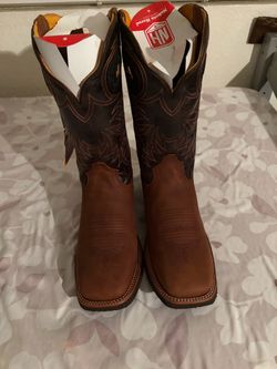 Brown cowhide boots/ botas de piel