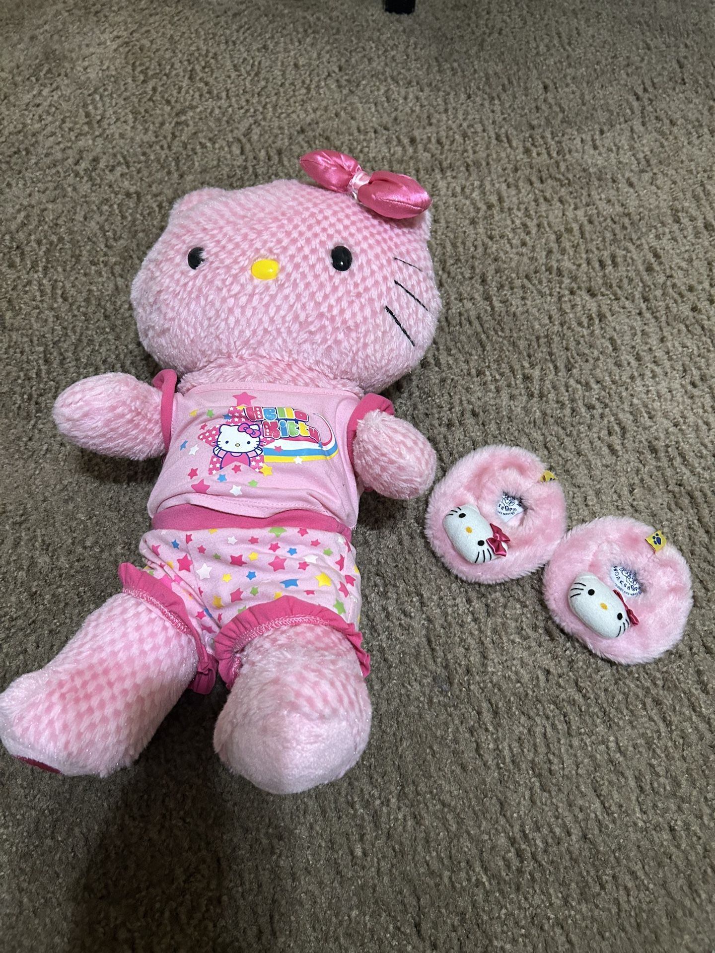 Hello kitty Build A Bear With Pj Set