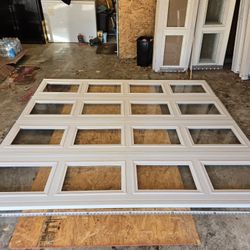 8x7 Vinyl Back Insulated Garage Door