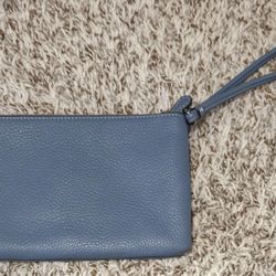 Blue Coach Wallet/Clutch Purse