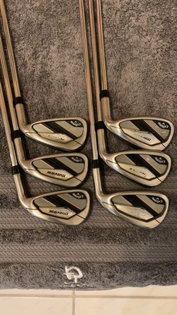 Callaway Mavrik iron set 5-pw with regular steel shaft