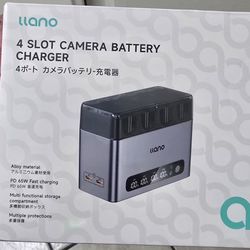 llano Battery Charger for Sony A7III, A7IV, A6700, FX3, FX30, A9, A7C, A7CII, A7RV, A7RIII, A6600, ZV-E1, ZV-E10II, A1, FX2, USB-C, LED Camera Batteri
