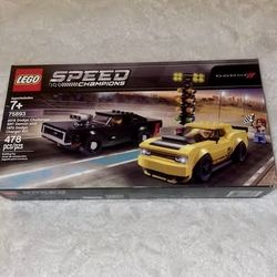 LEGO Speed Champions Dodge Challenger SRT Demon & 1970 Charger – NEW Sealed 