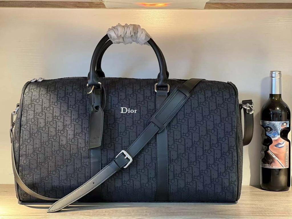 Black Christian Dior Duffle