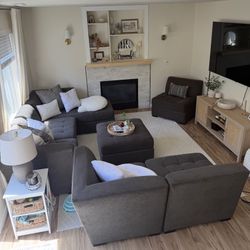 Gray Modular Sectional