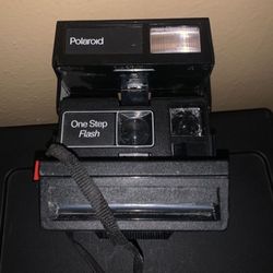 Vintage Polaroid One Step Flash Film Camera For Sale