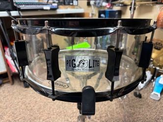 Pork Pie Clear Acrylic Snare 