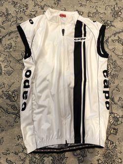 Capo cycling windbreaker cut off jacket