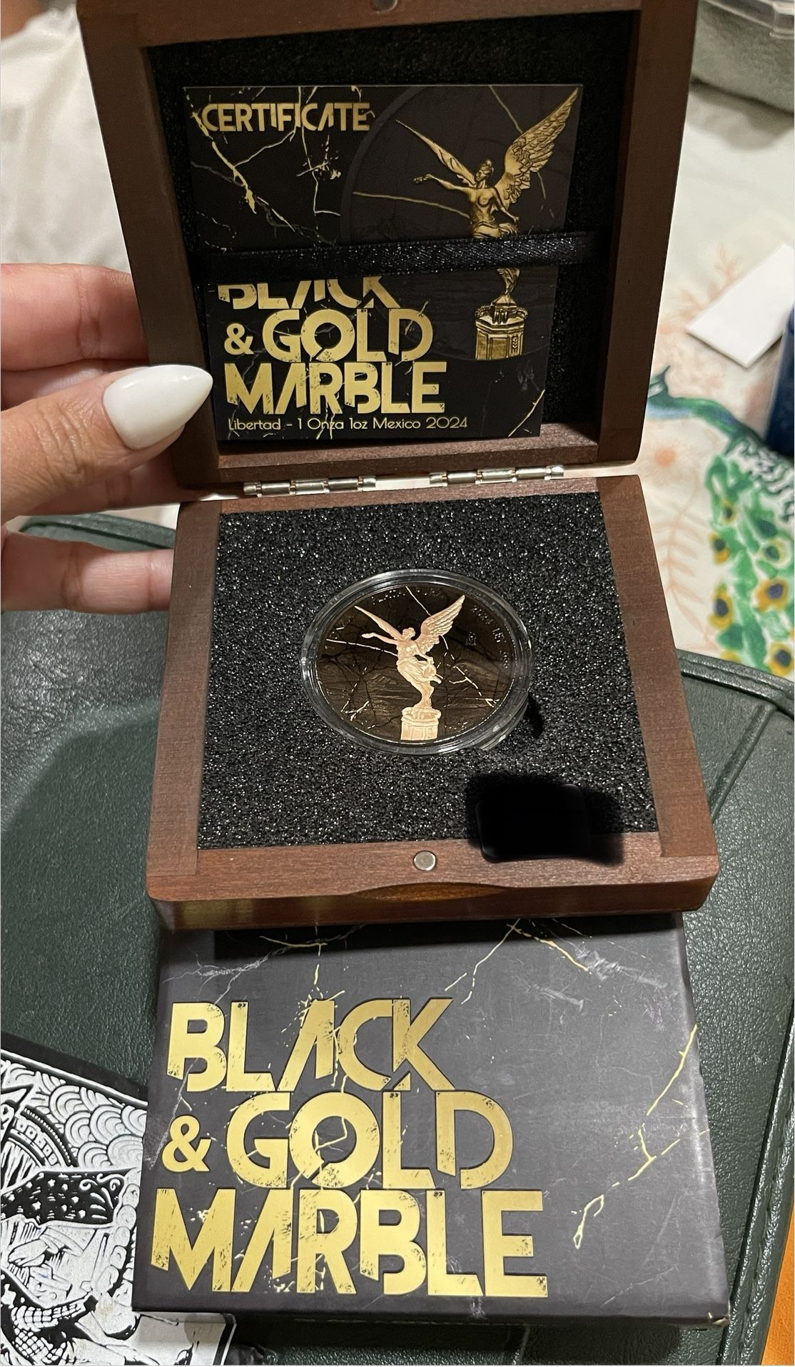 Black And Gold Marble