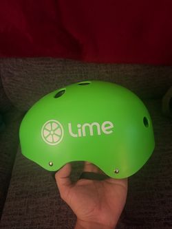 Brand new Lime helmet