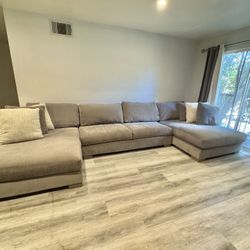 Sectional Sofas 3 Piece Color Grey