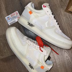Off-white X Nike Air Force 1 'THE TEN' Collection 