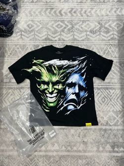 That's A Awful Lot Of Cough Syrup black t-shirt with green and blue faces