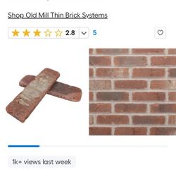 Old Mill Thin Brick Flats 1 Case 