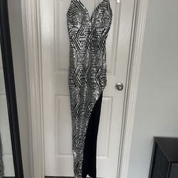 Black Pencil Prom Dress Size Small
