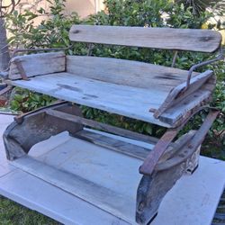 Antique Stage Coach Seat