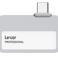 Lexar 2TB Professional Go Portable SSD [NEW], Supports Apple 4K 60fps ProRes, Up to 1050MB/s, USB 3.2 Gen 2, Rugged, IP65, Ultracompact, Compatible w/