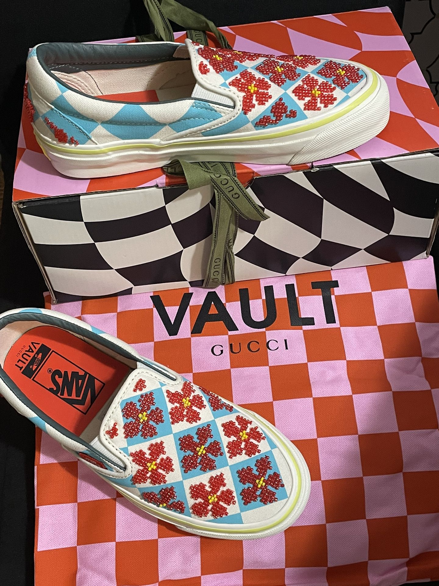 Gucci X Vans Vault Slip On