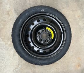 OEM spare tire 2015–2021 Subaru WRX base, premium, and limited models.
