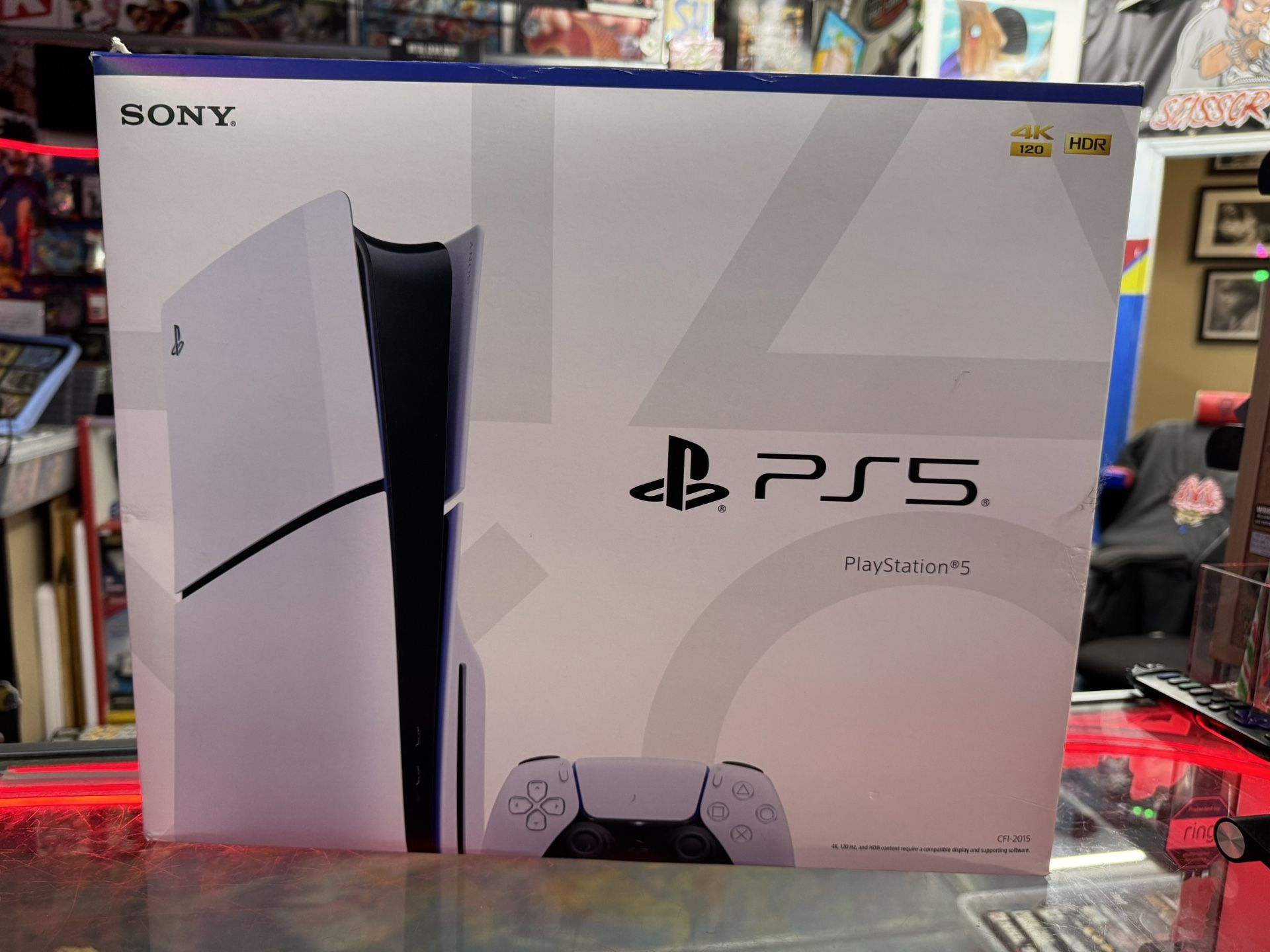 PS5 Slim Disc Edition w/FREE game *TRADE IN YOUR OLD GAMES/CARDS FOR CREDIT TOWARDS THIS ITEM*