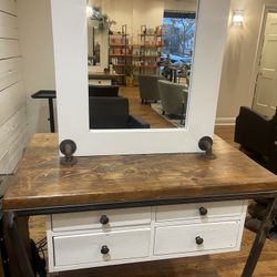 Custom Built Stylist Stations 