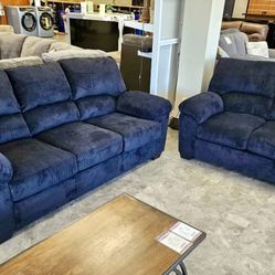 ASHLEY CORDUROY SOFA & LOVESEAT SET — JUST $759!!