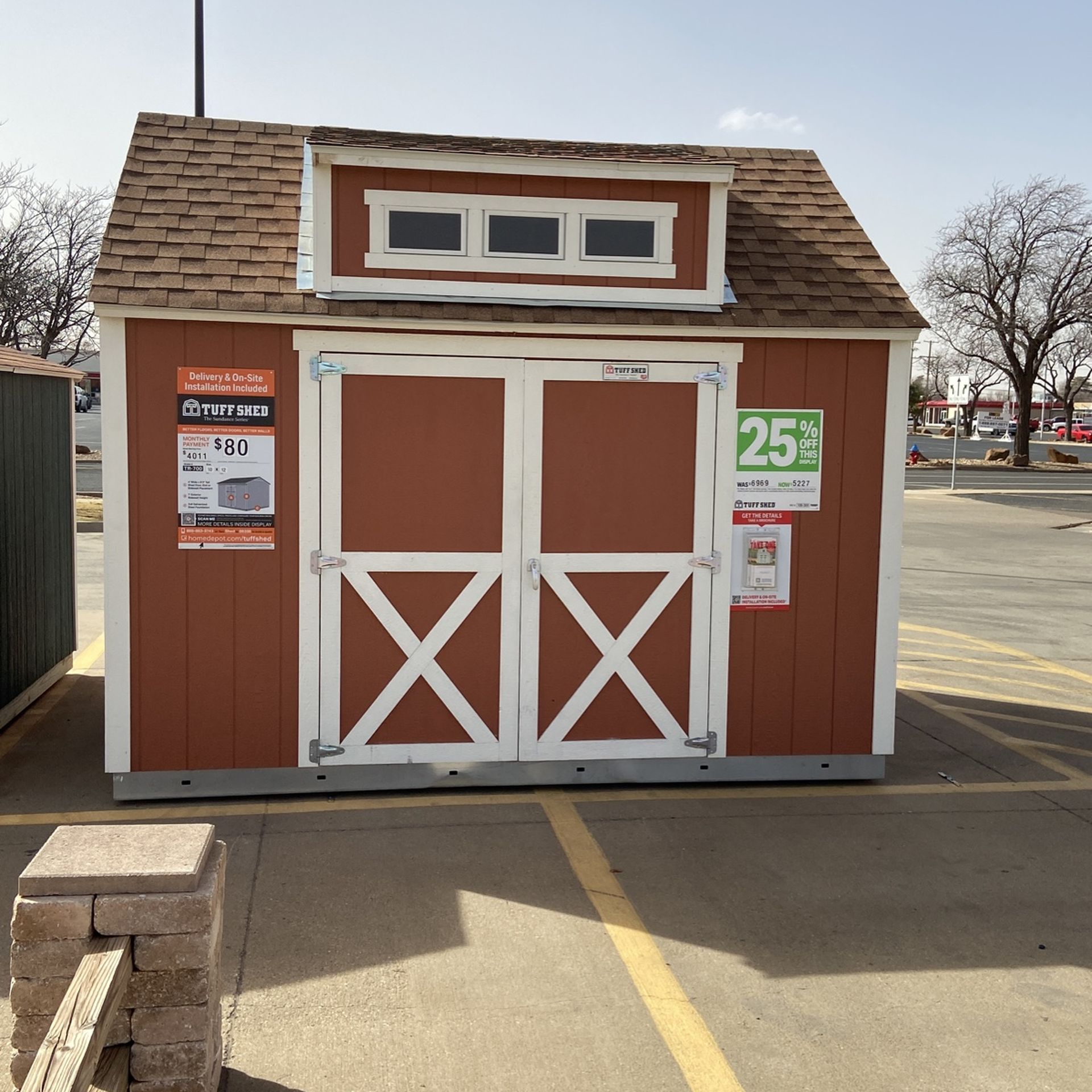 10x12 Shed Including Delivery