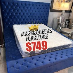 New Queen Bed Frames With Mattress Included 